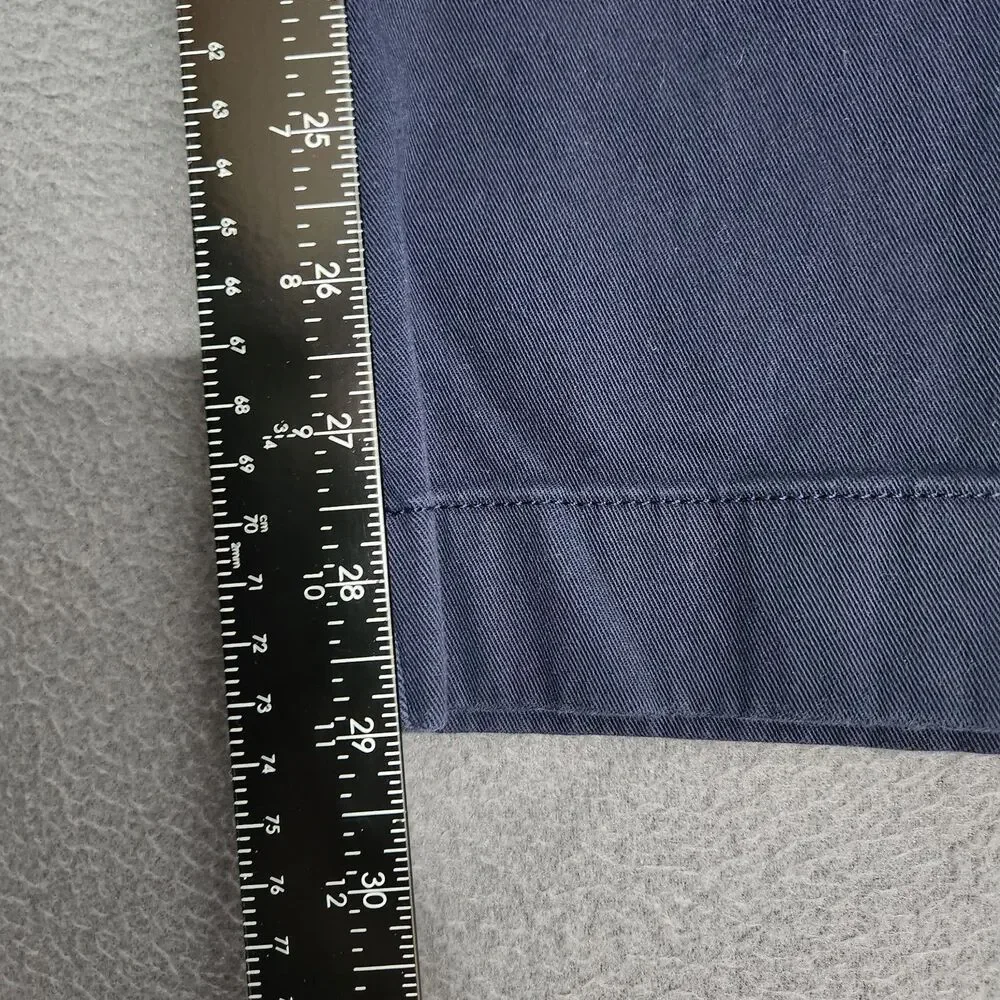 J. Crew Chino Pants Men 33X30 (34X29) Navy Flex Straight Leg